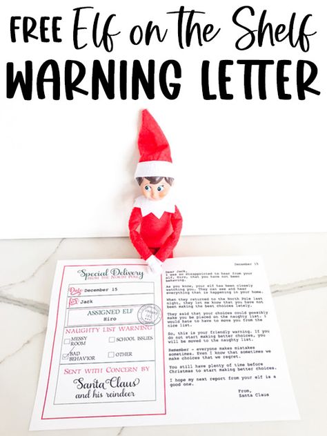 Letters From Elf On The Shelf Behavior, Elf On The Shelf Good Behavior Note, Elf On The Shelf For Kids Not Listening, Elf On The Shelf Doing Homework, Letter From Elf When Kids Are Bad, Elf Letters To Kids Bad Behavior, Elf Warning Letter, Touched The Elf On The Shelf Note, Elf On The Shelf Warning Letter