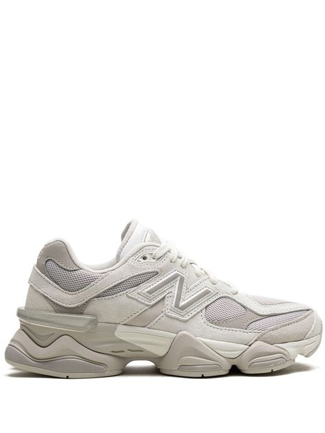 Chunky Shoes New Balance, Staple Sneakers For Women, New Balance 9060 Beige, New Balance Shoes 9060, Gray New Balance Shoes, New Balance Grey Shoes, New Balance 9060 Grey, Nee Balance, 9060 New Balance