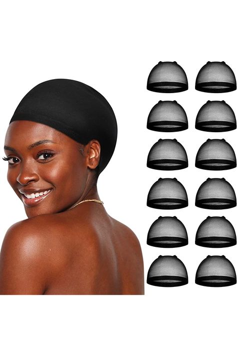 Stocking Cap, Wig Caps, Hair Product, Black Wig, Round Faces, Nylon Stockings, Wig Cap, Lace Front Wig, Caps For Women