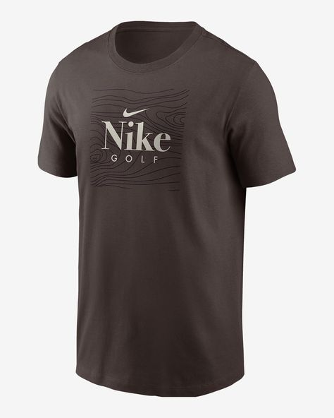 After 10 years, golf's greatest are headed back to Louisville. Suit up with this classic-fit tee for one the best weekends 18 holes has to offer. Shown: Brown Style: M11332PG24-BRN Nike Tee, Golf T Shirts, Suit Up, Nike Tees, Mens Golf, Nike Golf, Brown Fashion, Workout Tee, Nike Men