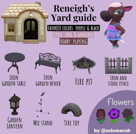 Mandy 🌿 on Instagram: “Reneigh’s yard guide for today 💕 hope you guys enjoy! Group/collaborators ~ @addie_animalcrossing @julia_animalcrossing @luna_acnh_2020…” Island Remodel, Animal Crossing Music, Acnh Yard, Animal Crossing Funny, Animal Crossing Guide, Animal Crossing Wild World, Island Theme, Animal Crossing Characters, Animal Crossing Villagers