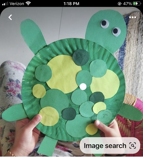 Turtle Diy, Under The Sea Crafts, 헬로키티 배경화면, Preschool Art Projects, Turtle Crafts, Toddler Art Projects, Toddler Arts And Crafts, Preschool Arts And Crafts, Sea Crafts