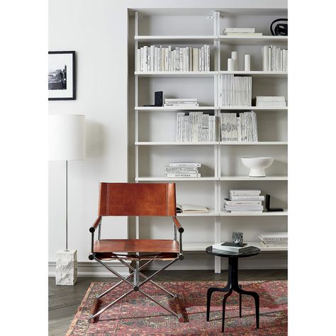 Stairway White Ladder Bookcase + Reviews | CB2 Minimalist Bookcase, White Pedestal, African Interior, Ladder Bookshelf, Modern Bookshelf, Pedestal Bowl, Marble Side Tables, Marble Floor, Ladder Bookcase