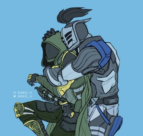 Destiny 2 Couple, Destiny Gif, Destiny Comic, Destiny Hunter, Destiny Bungie, Destiny Art, Cayde 6, Destiny Game, Knight Art