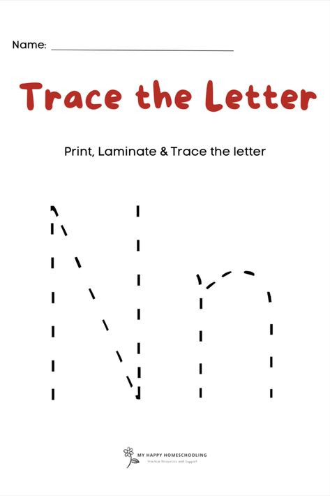 Looking for FREE letter N tracing worksheet printables for your littles? Here are four different worksheets that include both lowercase and capital letter practice for your preschool or kindergarten child... #freeprintables #freeworksheets #tracingworksheetprintables #tracingprintables #tracingworksheets #kindergartenprintables #preschoolprintables #preschoolworksheets #kindergartenworksheets #myhappyhomeschooling #homeschoolprintables #freehomeschoolworksheets #freetracingworksheets #alphabet Letter N Tracing Worksheet, Letter N Crafts For Preschoolers, Letter N Activities For Preschool, Letter N Worksheets For Preschool, Letter N Craft, Letter N Activities, Homeschool Worksheets Free, Letter N Worksheet, Penmanship Practice