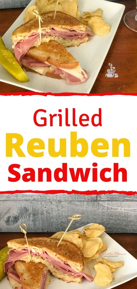 Lunchbox Fillers, Guinness Corned Beef, Homemade Russian Dressing, Homemade Rye Bread, Reuben Sandwich Recipe, Reuben Sandwiches, Corned Beef Sandwich, Jeff Mauro, Homemade Sauerkraut