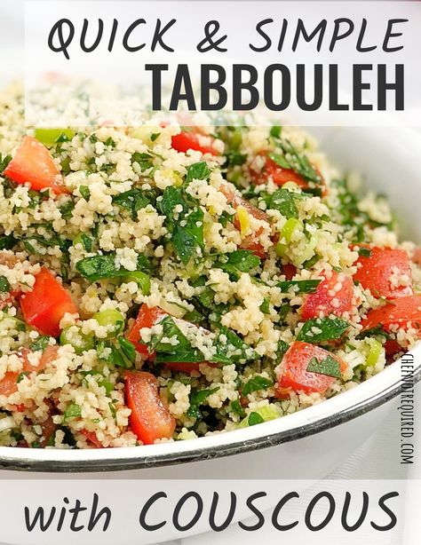 Tabouli Salad Recipe, Tabouli Salad, Tabbouleh Recipe, Bulgar Wheat, Parsley Salad, Tabbouleh Salad, Couscous Recipes, Fresh Salad, Eastern Cuisine