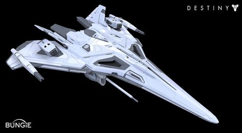 Bungie's Destiny - Art Dump - Polycount Forum Destiny Ships, Space Fighter, Starship Concept, Surface Art, Starship Design, Sci Fi Ships, Spaceship Art, Spaceship Concept, 3d Modelle