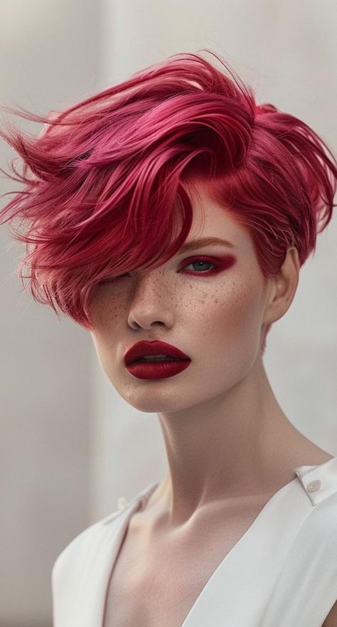 Start 2024 with a fresh perspective and one of these 30 stylish haircut ideas, ranging from understated elegance to bold, new-age designs. Short Hair Styles Color Ideas, C4 Hair, Clean Girl Hair, Peach Hair Colors, Hairstyles For Summer, Curly Prom Hair, Female Thor, Hot Haircuts, Fresh Perspective