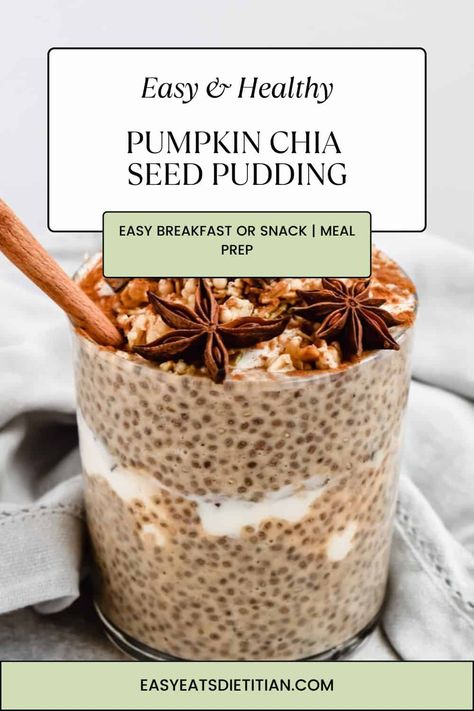 This pumpkin spice chia seed pudding is healthy, festive and delicious. It's a perfect breakfast or a snack and it's also meal prep friendly! #chiapuddingrecipe #fallchiapudding #fallbreakfast #breakfastmealprep #mealprepbreakfastideas #mealprepbreakfast #fallmealprep #fallrecipes Chia Seed Pudding Pumpkin Spice, Pumpkin Spice Chia Seed Pudding, Pumpkin Spice Yogurt Parfait, Chia Seed Pudding Fairlife, Oatmeal And Chia Seed Recipes, Horchata Chia Pudding, Chia Seed Salad Recipes, Chia Seed Pudding Meal Prep, Chia Seed Pudding Ideas