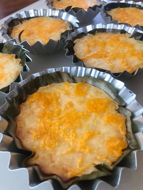 Royal Bibingka Christmas Food Easy, Filipino Christmas Food, Easy Bibingka Recipe, Filipino Desert, Filipino Christmas Recipes, Bibingka Recipe, Food Filipino, Rice Flour Recipes, Filipino Christmas