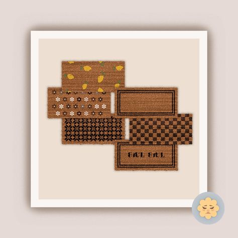 Sims 4 Clutter, Essentials Set, Sims 4 Cc Furniture, Sims 4 Collections, Cloud Shapes, Sims 4 Build, Ts4 Cc, Sims 4 Cc Finds, Welcome Mat