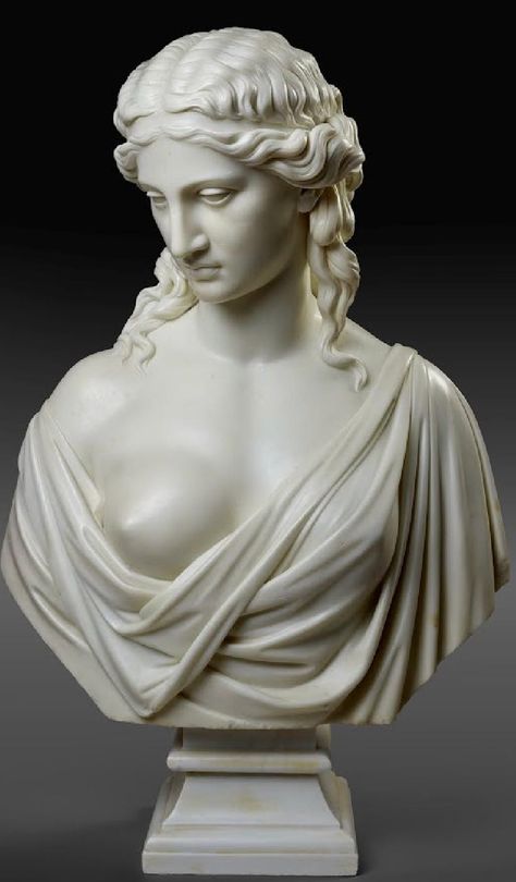 Ancient Greek Statues Women, Classical Sculpture Woman Statues, Old Greek Statues, Greek Women Statues, Greek Statues Women, Greek Female Statue, Female Greek Statue, Statue Poses, Bust Reference