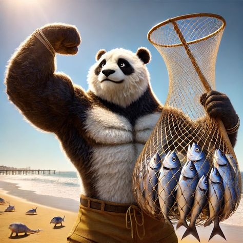 Cartoon Designs, Panda Love, Fresh Seafood, Best Fishing, Fishing Tips, Fishing Trip, Cartoon Design, Beach Life, Some Fun