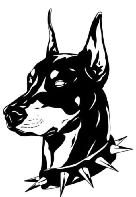 Doberman Neck Tattoo, Doberman Stencil, Angry Doberman Tattoo, Doberman Tattoo, Jack Tattoo, Health Tattoo, Black Work, Doberman Pinscher, Neck Tattoo