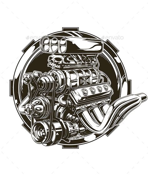 Piston Tattoo, Engine Tattoo, Motor Tattoo, Mechanic Tattoo, Cars Black, Hot Rod Art, Car Tattoos, Car Drawing, Garage Art