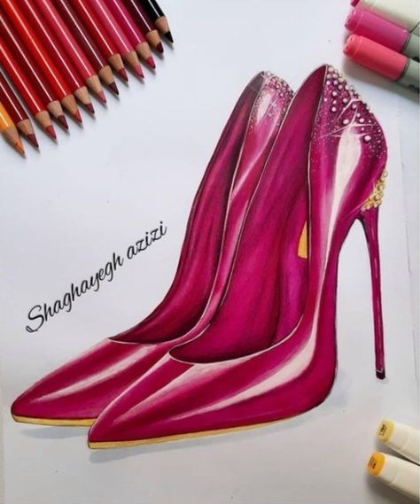 # fashion design # fashion illustration # fashion design sketchbook # shoes illustration Footwear Fashion Illustration, Footwear Illustration Sketch Fashion, Shoes Illustration Drawing, Shoes Design Drawing, Design Shoes Drawing, Heels Painting, Footwear Illustration, Shoe Illustration, Fashion Illustration Shoes