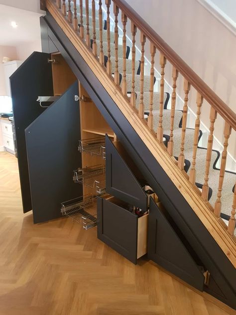 Under Stairs Shoes, Wine & Cupboard Storage | Nook Under Stairs Storage Living Room, Kitchen Cabinets Under Stairs, Under Steps Storage, Under Staircase Storage, Shoe Storage Under Stairs, Stairs Remodeling, Under Stairs Cupboard Storage, Stairs Storage Drawers, Wine Cupboard