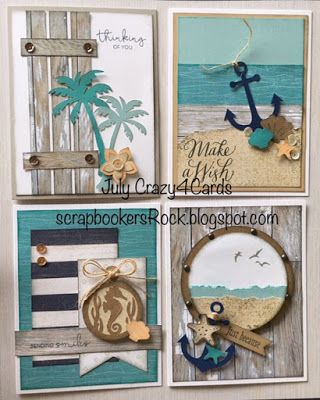 Nautical Cards, Beach Cards, Bingo Card, Masculine Birthday Cards, Ctmh Cards, Summer Cards, Atc Cards, Male Cards, Masculine Cards