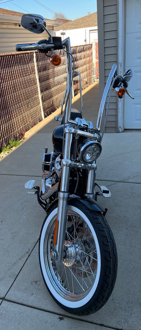 This is my 21 Harley Davidson Softtail Standard with 16 inch heat hook handlebars with a 2 inch pullback so it feels like a 14 inch handlebar with the looks of a 16 inch. Also installed white wall tires. Harley Davidson Softail Standard, Harley Davidson Handlebars, Bike Painting, Softail Standard, Harley Davidson Softail, Custom Motorcycles Harley, Ape Hangers, Harley Davidson Motorcycles, Custom Motorcycles