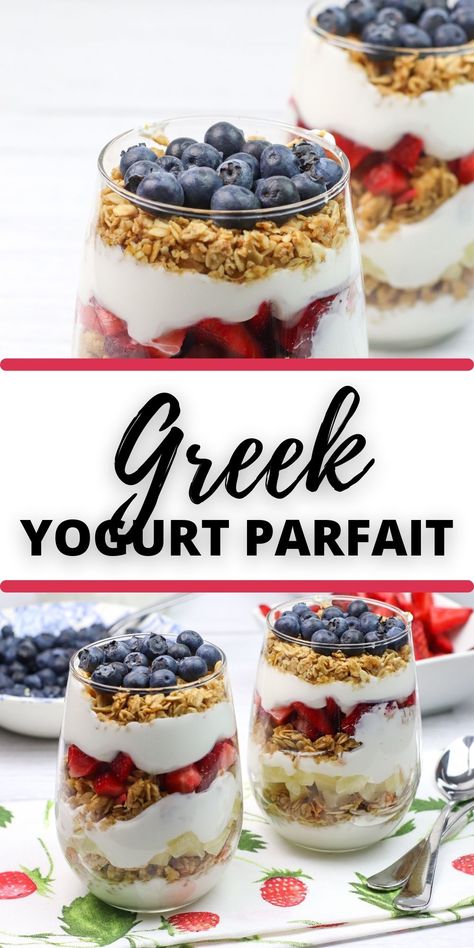 Yogurt And Granola Parfait, Granola Fruit Cups, Yogurt Breakfast Parfait, Yogurt And Granola Cups, Yogurt Parfait Cups To Go, Fruit And Granola Parfait, Fruit And Yogurt Granola Cups, Easy Parfait Breakfast, Yogurt With Granola And Fruit