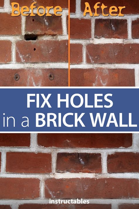 Repair Brick Wall, Painting Indoor Concrete Floors, Retaining Wall Repair, Brick Restoration, Repair Cracked Concrete, Mortar Repair, Brick Repair, Mailbox Landscaping, Gambrel Style