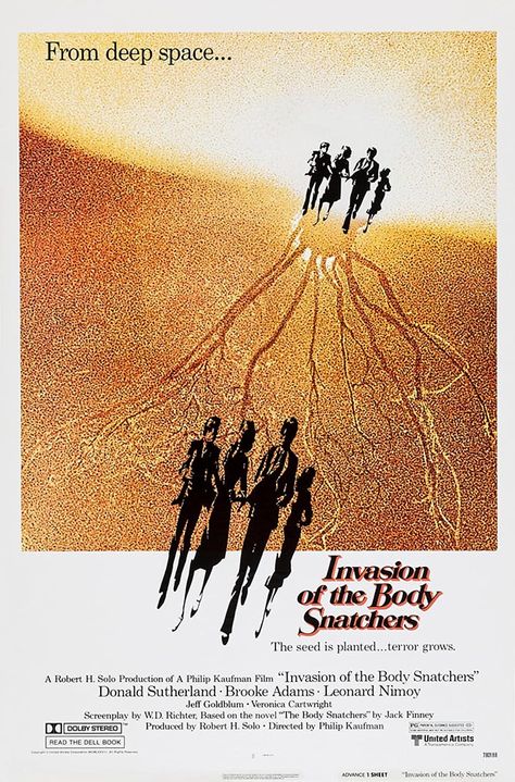 Invasion Of The Body Snatchers, Robert Duvall, Donald Sutherland, Best Movie Posters, Old Movie, Leonard Nimoy, Horror Posters, Horror Movie Posters, Best Horrors