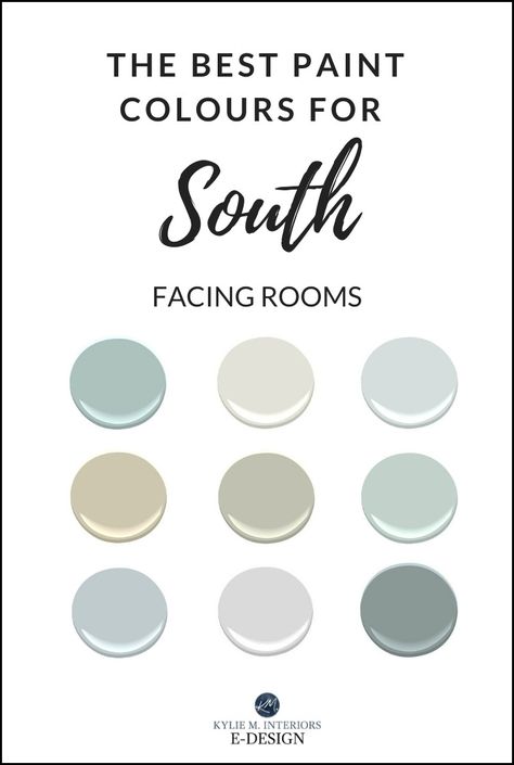 The 11 Best Benjamin Moore Paint Colours for a South-Facing Room Benjamin Moore Old Prairie, Best Paint Colors For South Facing Rooms, Paint Colors For South Facing Rooms, Warm Blue Green Paint Colors, South Facing Living Room Wall Colors, South Facing Bedroom Colours, Warm Blue Gray Paint Colors, Warm Blue Paint Colors, Benjamin Moore Paint Colours