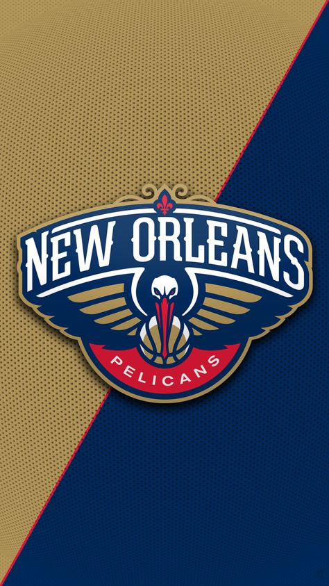 New Orleans Pelicans Wallpaper Pelicans Basketball, Atlanta Braves Wallpaper, Lock Screen And Home Screen, Logo Basketball, Bola Basket, Team Badge, Nba Wallpapers, Nba Logo, Basketball Wallpaper