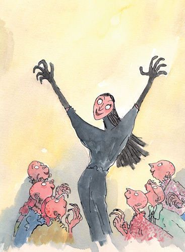 Roald Dahl - The Witches by Quentin Blake Witches Roald Dahl, The Witches Roald Dahl, The Witch Poster, Quentin Blake Illustrations, Roald Dahl Day, John Kenn, Roald Dahl Books, Quentin Blake, The Witches