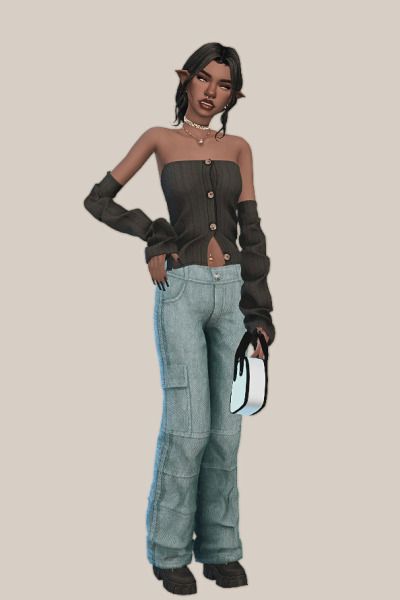 Sims 4 Arm Warmers, Sims 4 Cc Arm Warmers, Cc Tattoo, Dress Hairstyles, Jeans Bag, Sims 4 Cc, Sims Cc, Arm Warmers, Sims 4