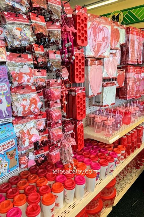 Dollar Tree Valentines Day Finds - Teresa Batey Lifestyle Dollar Tree Valentines Baskets, Dollar Tree Valentines Diy Ideas Kids, Dollar Tree Valentines Diy Ideas 2023, Diy Dollar Tree Valentines Gifts, Diy Dollar Tree Valentines Decorations, Valentines Dollar Tree, Valentines Day Gift Bags, Valentine Gift Bags, Aesthetic Valentines Day