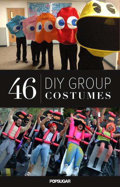 OH MY GOSH!! THIS.IS.AWESOME! I had to take a second and third look to figure out all that was going on with the roller coaster costumes! The most awesome DIY group costumes. Diy Group Costumes, Roller Coaster Costume, Group Costume Ideas, Hallowen Ideas, Cheap Halloween, Halloween 2015, Creative Costumes, Group Costumes, Group Halloween Costumes