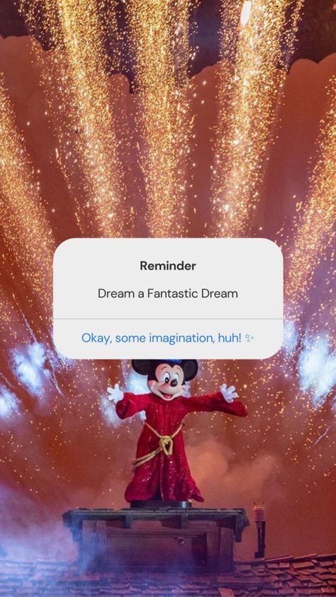 #quoteoftheday #quotesdaily #quotesgram #disneyworld #disneyland #dreamer #imagination Fantasmic Disney World Wallpaper, Fantasmic Disney Wallpaper, Fantasmic Disney World, Future Background, Disney World Aesthetic, Bee Positive, Disney Word, Disney College, Disney College Program