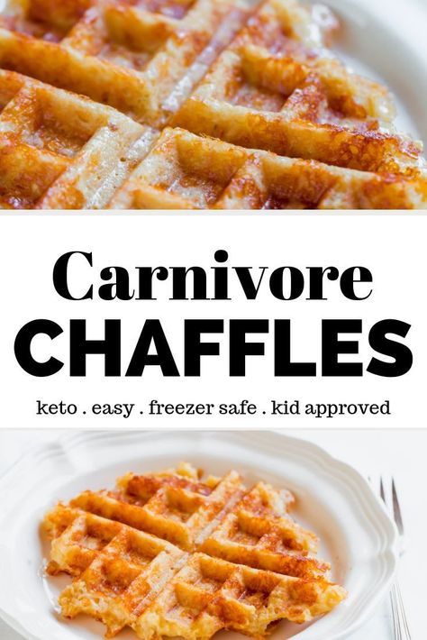 Carnivore Chaffle, Caveman Diet Recipes, Keto Carnivore, The Carnivore Diet, Chaffle Recipe, Recipes Meat, Waffle Ingredients, Caveman Diet, Meat Diet