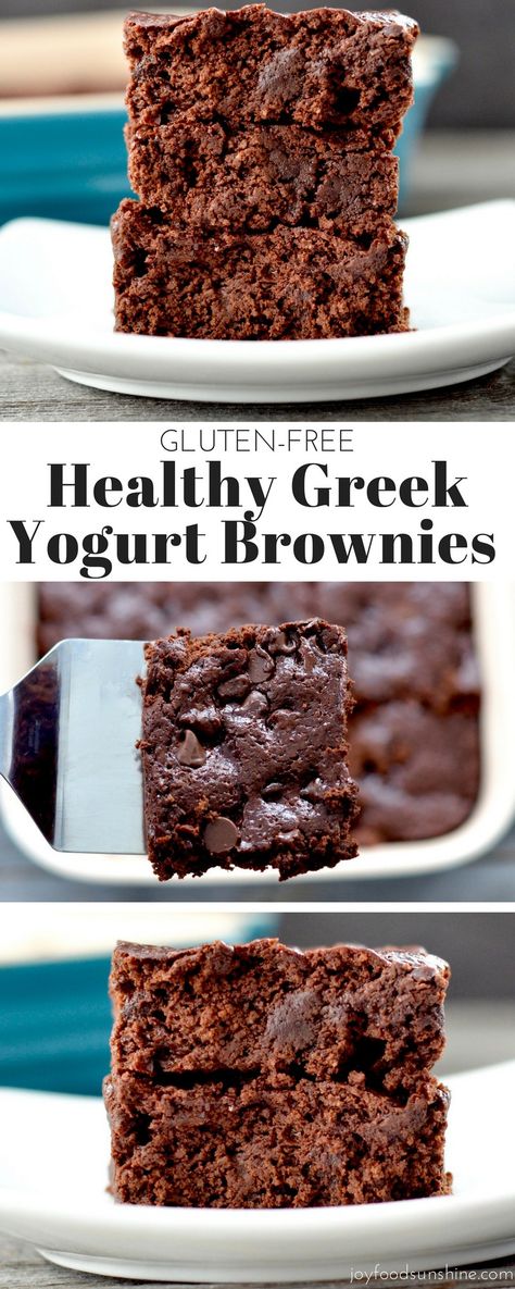 Yogurt Brownies, Greek Yogurt Brownies, Brownie Recipes Healthy, Yogurt Dessert, Coconut Dessert, Healthy Greek Yogurt, Greek Yogurt Recipes, Healthy Brownies, Brownie Desserts