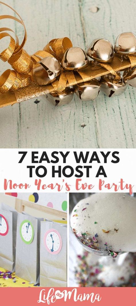 7 Easy Ways To Host A Noon Year's Eve Party Kids New Years Eve, Hosting Occasions, Income From Home, Personal Celebration, Nye Party, It Goes On, Ways To Make Money, New Year’s Eve, Earn Money From Home