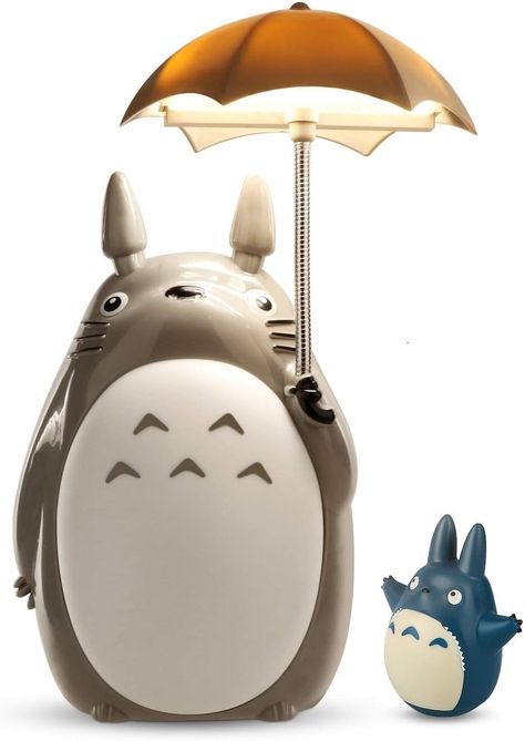 My Neighbor Totoro is a popular Japanese animation character, loved by adults as well as children. Totoro anime umbrella lamp is easy to control. Soft light emanating from Totoro's stomach or his umbrella are perfect as a night light. Soft light of Totoro umbrella led night light can help hypnotism and fall asleep again after getting up at night Totoro Lamp, Anime Umbrella, Umbrella Lamp, Totoro Umbrella, Cat Lamp, Umbrella Lights, Rechargeable Light, Best Purses, Night Light Kids