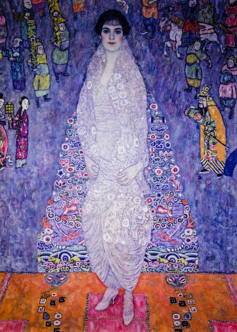 Gustav Klimt - Portrait of Elisabeth Lederer, 1916 at Neue Gallerie New York City NY (Postcard) Art Klimt, Gustav Klimt Art, Klimt Paintings, Klimt Art, Aubrey Beardsley, Vienna Secession, Hieronymus Bosch, Egon Schiele, John Singer Sargent