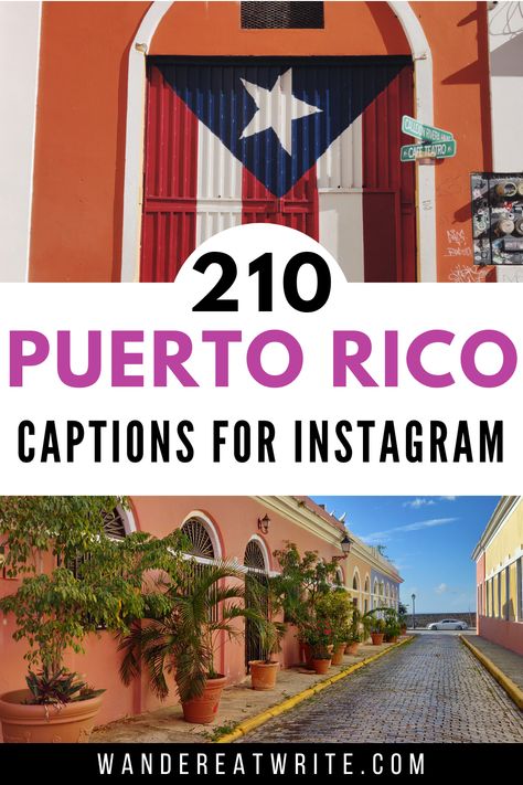 Looking for Puerto Rico captions for Instagram? Spice up your IG posts with these caption ideas for your next vacation to paradise. Whether it's funny puns, beach captions, or inspirational quotes, this list of the top Instagram captions about Puerto Rico has it all! //instagram captions about puerto rico | san juan puerto rico captions | puerto rico vacation caption | captions para puerto rico | puerto rico instagram caption ideas | puerto rico quotes Puerto Rico Captions Instagram, Puerto Rico Quotes, Creative Instagram Posts, Puerto Rico San Juan, Cruise Quotes, Vacation Captions, Antarctica Cruise, Short Captions, Beach Captions