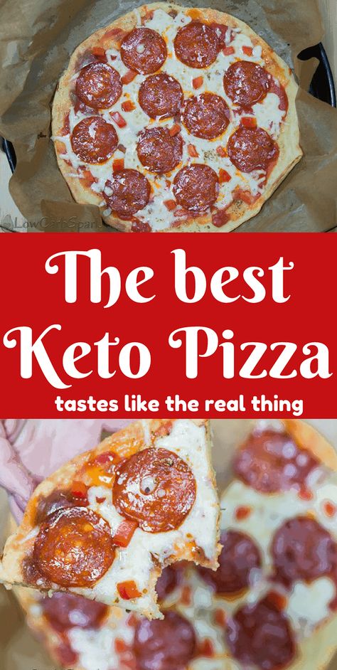 Best Keto Pizza, Fathead Dough, Keto Pizza, Low Carb Pizza, Low Carb Diet Recipes, Vegan Keto, Low Carb Dinner Recipes, Keto Food, Low Carb Meals Easy