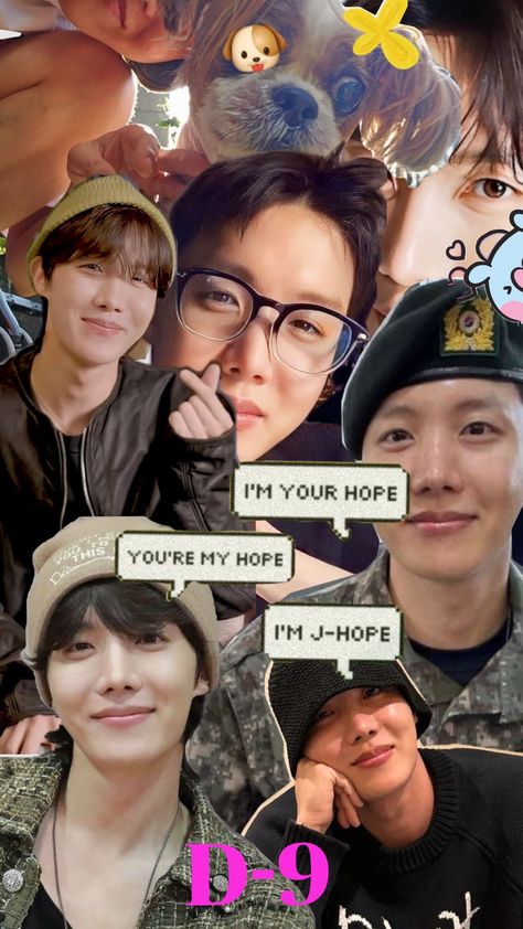 only 9 days away !! welcome back Hobi. #jhope #hobi #hoseok #jhopeshuffle #bts #army Jhope Bts, Bts Army, Welcome Back, Bts