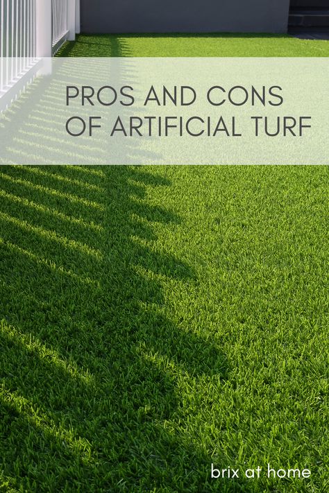 Looking to upgrade your landscaping game with artificial grass? Discover the pros and cons of turf and see if it really makes for a hassle-free, lush lawn. #ArtificialTurfProsCons #LandscapeDesign #LowMaintenanceLiving Turf And Mulch Front Yard, Artificial Grass Garden Ideas Design, Small Garden Astroturf Ideas, Grass Less Front Yard, Artificial Turf Backyard Ideas Modern, Backyard Turf Landscaping Ideas, Artificial Turf Patio Ideas, Astroturf Backyard Ideas, Small Yard Turf Ideas