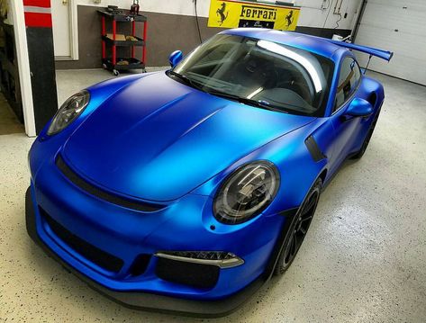 Satin Blue Chrome from @laidnotsprayed - The #AVIRS all put back together and ready to hit the streets. #LaidNotSprayed #WrappersDelite… Metallic Car Wrap, Blue Chrome, Car Wraps, Classy Tattoos, Blue Car, Car Ideas, Blue Pin, Matte Metallic, Back Together