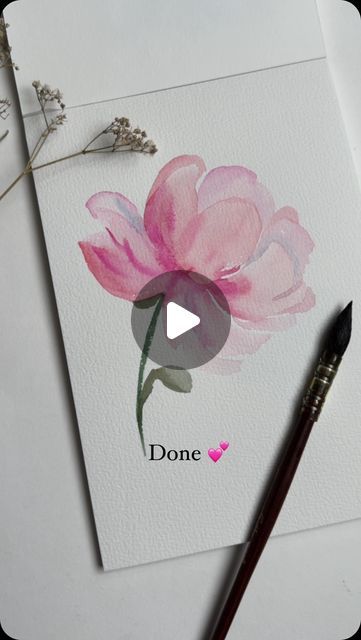 Rashmi Thodkar on Instagram: "The tutorial you all asked for 💕🥰 I hope you do give it a try and please do tag me if you do 💕
I have used just 1 brush here - the @goldenmapleart mop in size 2 , you can get a 20 percent discount with code “rashmi” Enjoy 💕

#peony #peonytutorial #watercolortutorial #easypainting #paintingtutorial #pinkpeony #peonypainting #pinkflowers #flowerpainting #flowertutorial" Watercolor Peony Tutorial Step By Step, Paint Peonies, Painting Peonies, Peony Watercolor, Basic Watercolor, Watercolor Peony, Flowers Paintings, Watercolor Flowers Tutorial, Sketchbook Illustration