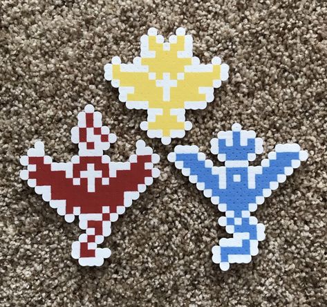 Simple Pokemon Pixel Art, Pokemon Perler Beads, Perler Beads Designs, Perler Bead Art, Beaded Keychains, Perler Bead Patterns, Hama Beads, Bead Designs, Perler Beads