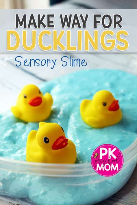 Farm Curriculum, Sensory Slime, Dog Donut, Spring Sensory, Sensory Bin Ideas, September Preschool, Tactile Activities, Toddler Sensory Bins, Make Way For Ducklings