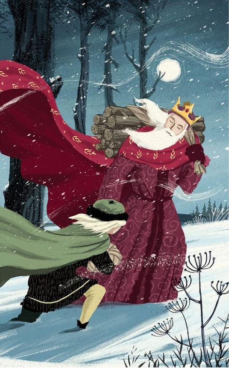 Fairytale Horror, Keith Robinson, Digital Painting In Photoshop, Irish Literature, Good King Wenceslas, Santa Images, Narrative Illustration, Painting In Photoshop, Colour Artwork