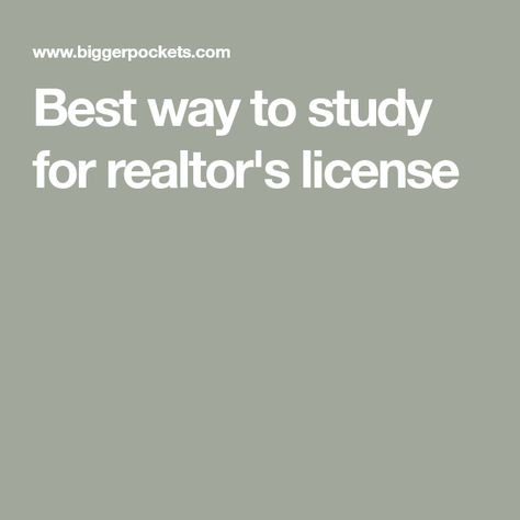 Best way to study for realtor's license Real Estate Pre License, Real Estate Test, Real Estate Exam, Sales Person, Realtor License, Real Estate Salesperson, Job Opportunity, Real Estate Career, Real Estate License