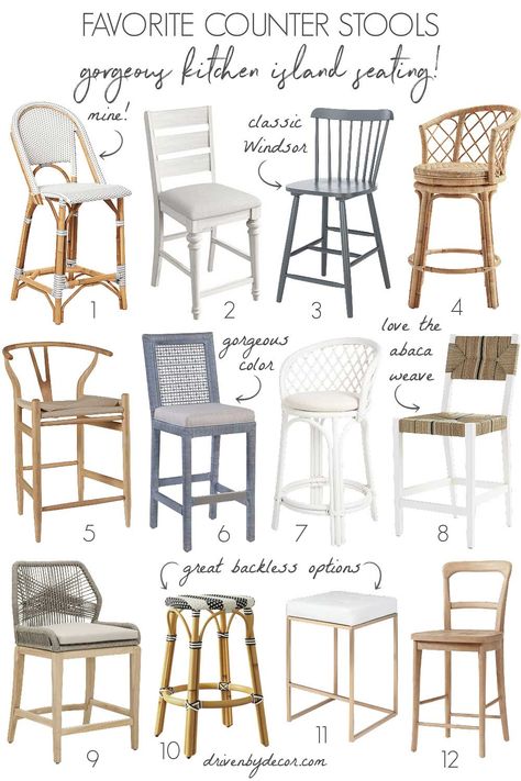 Kitchen Island Stools Farmhouse, Stools For Island In Kitchen, Island Barstools With Backs, Black Counter Island Kitchen, Chairs For Island In Kitchen, Island Stools With Back, Island Chairs With Backs, Kitchen Stools For Island With Back, Island Chairs Counter Stools